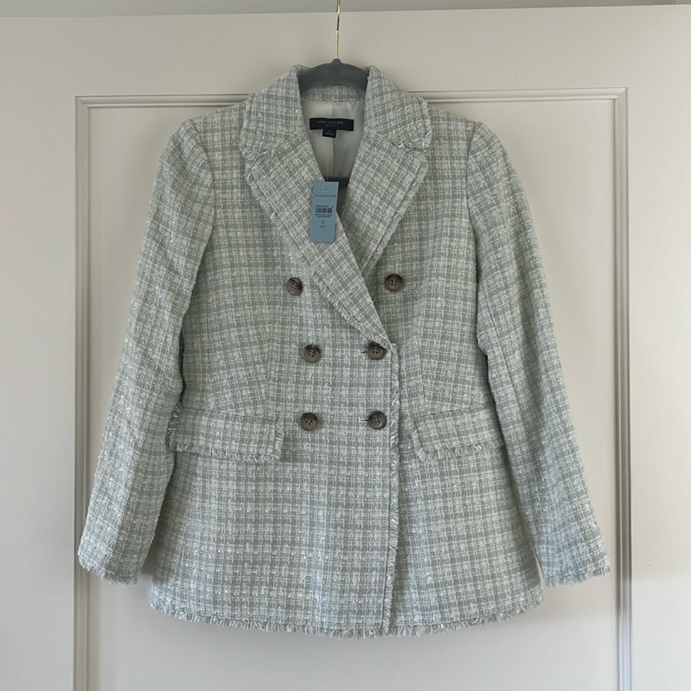 NWT Ann Taylor Tweed Blazer